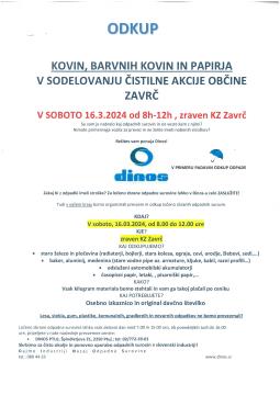 Odkup kovin_Dinos_2024